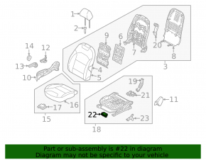 Modul de control al climatizării scaunului Kia Niro 20-22 HEV, PHEV