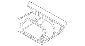 Корпус печки верхняя часть Audi Q3 8U 15-18