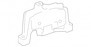 Подушка двигателя правая Mercedes CLA 250 14-19