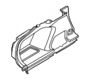 Ornamente arc stânga BMW i4 22-26 negru