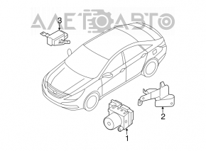 ABS АБС Kia Optima 11-15