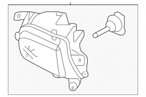 Противотуманная фара птф правая VW Jetta 15-18 USA