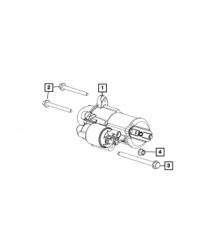 Стартер Jeep Compass 23-26 2.0T