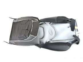 Водительское сидение Jeep Cherokee KL 14-18 без airbag, электро, кожа черная