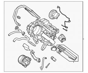 Печка заднего ряда в сборе Toyota Sienna 11-16