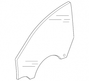 Стекло двери передней правый Audi A5 F5 18-25 5D