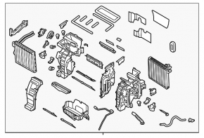 Печка в сборе Kia Forte 4d 14-14 auto