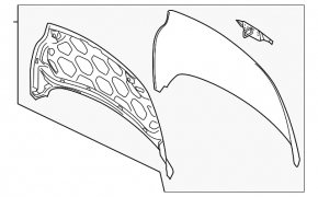 Капот голый Ford Fiesta 11-19 USA
