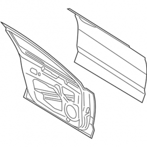 Дверь в сборе передняя правая Ford Fusion mk5 13-20