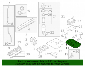 Поддон масляный Audi Q7 4L 10-15