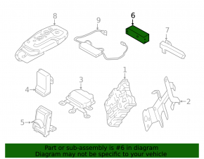 Keyless Entry Transceiver Module Ford Edge 19-21