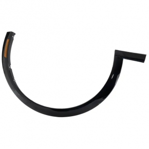 Decorație arc arip dreapta față Ford Mustang Mach-E 21-23 negru lucios cu reflector