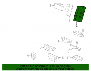 Anti-theft locking control module Honda Accord 13-17