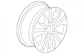 Комплект дисков R17 x 7J 5*114.3 4шт Honda Accord 13-15