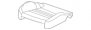Водительское сидение Audi A6 C7 12-18 с airbag, Prestige, электрическое, подогрев, вентиляция, массаж, кожа черная, царапины