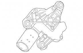 Matura trapezoidală cu motor pentru spatele BMW i3 14-20