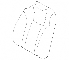 Водительское сидение Subaru Outback 20-22 без airbag, ткань черн, механич, под чистку