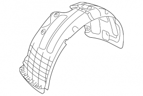 Подкрылок передний левый Hyundai Tucson 22-26