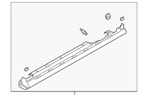 Порог правый Mazda6 03-05 SPORT