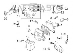 Воздуховод Subaru Forester 08-10 SH