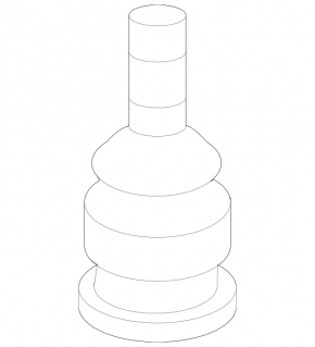 Шаровая опора передняя левая Mercedes X164 GL W164 ML