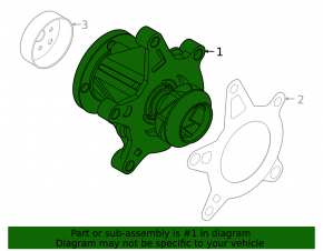 Помпа водяная Hyundai Santa Fe 24-26 HEV