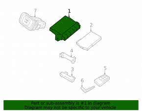 THEFT ECU KEYLESS ENTRY Volvo S60 11-18