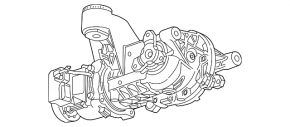 Задний дифференциал редуктор Buick Encore 13-14