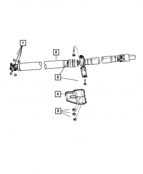 Карданный вал кардан Jeep Compass 11-16