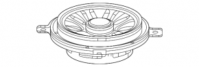 Сабвуфер задней полки левый Honda Accord 23-26 BOSE