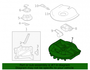 Пенопласт под инструмент Ford Fusion mk5 13-20
