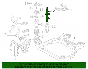 Чашка опора передняя левая Mazda6 03-05