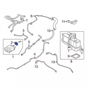 Фильтр топливного абсорбера Ford Escape MK4 20-23 1.5T, 2.0T с датчиком
