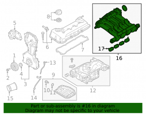 Коллектор впускной Nissan Rogue Sport 17-22