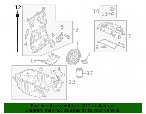 Щуп масляный Honda CRV 17-22 2.4