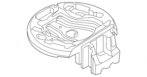 Уплотнитель решетки дворников Audi A7 13-17