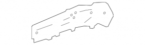Внешняя часть лонжерона переднего правого Lexus RX300 RX330 RX350 RX400h 04-09