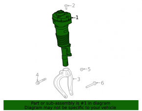 Amortizor pneumatic față dreapta pentru Land Rover Range Rover 22-25