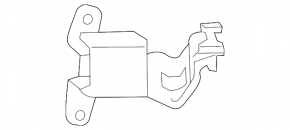 Петля двери задней левой Toyota Sienna 11-20