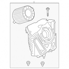 Корпус воздушного фильтра Audi A4 B9 17-20 2.0T DBPA