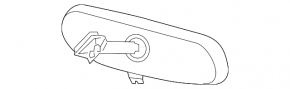 Зеркало внутрисалонное Infiniti FX35 FX45 03-06