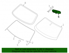 Зеркало внутрисалонное Infiniti FX35 FX45 03-06