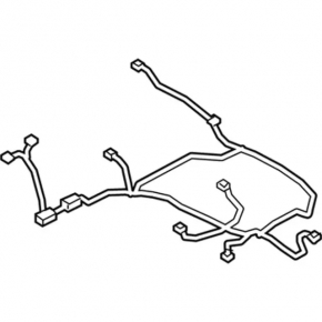 Cablaj bară spate Ford Escape MK3 17-19 pentru 6 senzori de parcare
