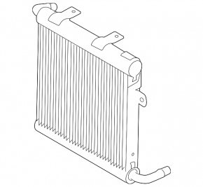 Radiator de răcire suplimentar dreapta pentru Jaguar F-Pace 21-25 2.0T, 5.0T