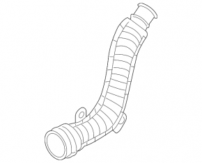Патрубок интеркулера 2й правый VW Beetle 12-19 1.8T, 2.0T