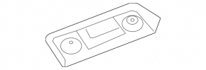 Panoul de butoane de deschidere a Chevrolet Volt 11-15