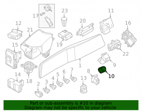 Кнопка start/stop Nissan Ariya 23-26