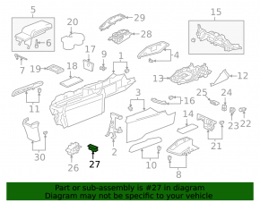 Кнопки переключения режимов Honda Insight 19-22