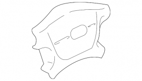 Подушка безопасности airbag в руль водительская Toyota Camry v30 01-04 SE крышка