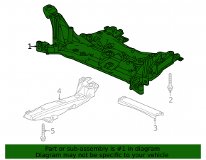 Подрамник передний Honda Civic XI FE/FL 22-26